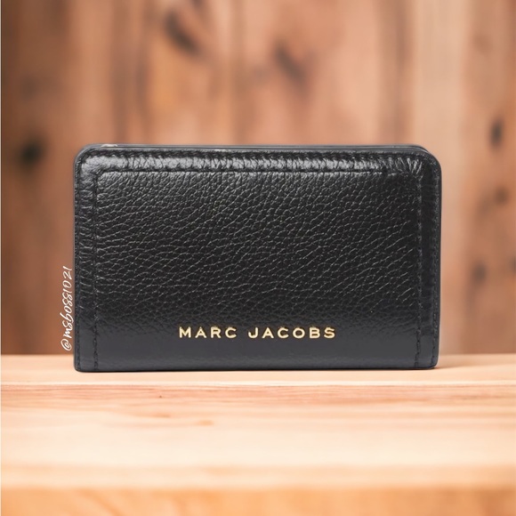 Marc Jacobs Pebbled Leather Wallet - Black BRAND NEW WITH TAGS